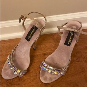 Jonathan Kane Beaded Heels